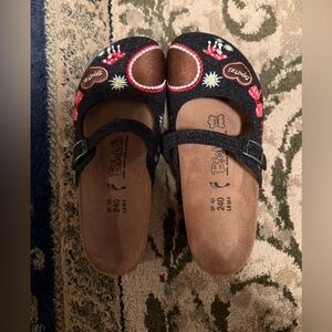 Birkenstock Birkis Maria Stitch Spatzi mushroom Mary Jane Clog Women’s Size 6